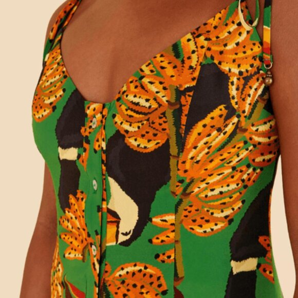 Farm Rio Toucanana Dress NWT - Picture 6 of 7